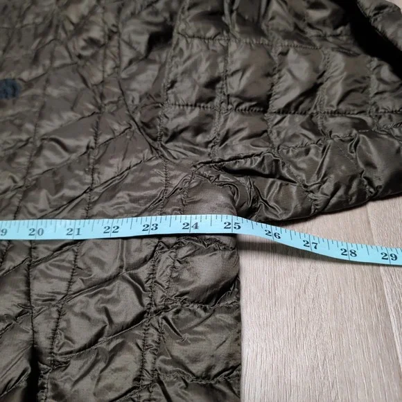The North Face Thermoball Puffer Jacket Mens XL Olive Green Camo Lining Light - Picture 10 of 11